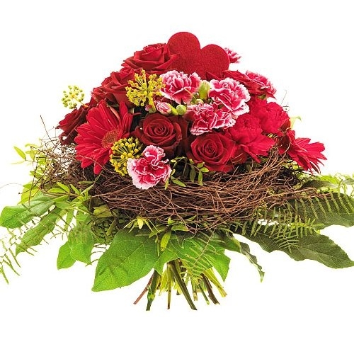 Rood/roze boeket