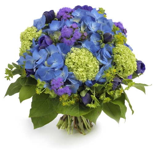 Blauw boeket