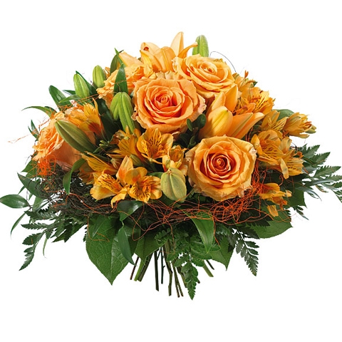 Oranje boeket