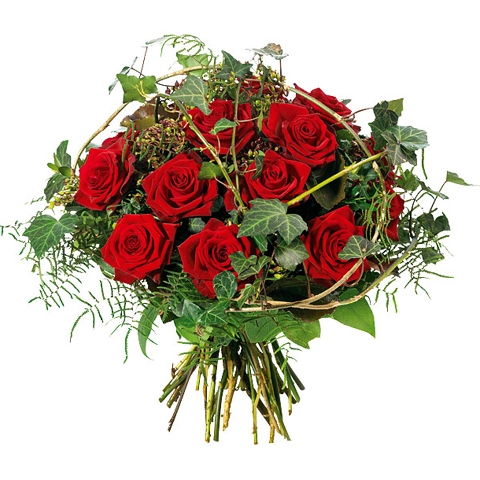 Rozen boeket rood